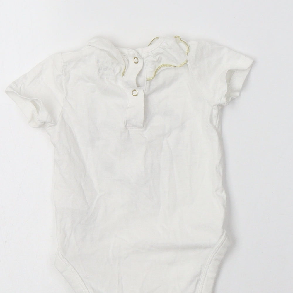 River Island  White  Cotton Romper One-Piece Size 6-9 Months   - Lovely
