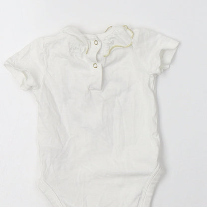 River Island  White  Cotton Romper One-Piece Size 6-9 Months   - Lovely