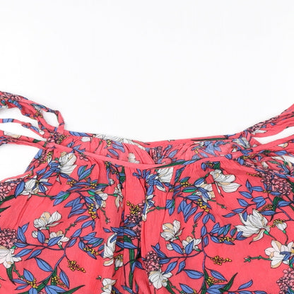 Womens UK Size 12 Dorothy Perkins Pink Basic Blouse