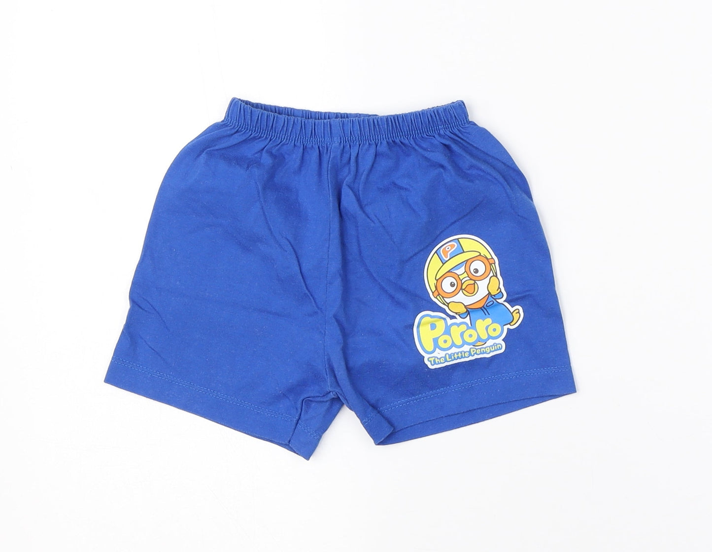 Pororo Boys Blue  Cotton Sweatpants Trousers Size 12 Months   - pororo