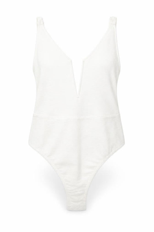 Womens UK Size 10 In the Style One-Piece White Romper