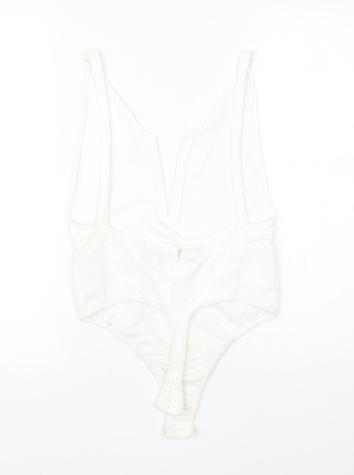 In the Style Womens White  Polyester Romper One-Piece Size 10