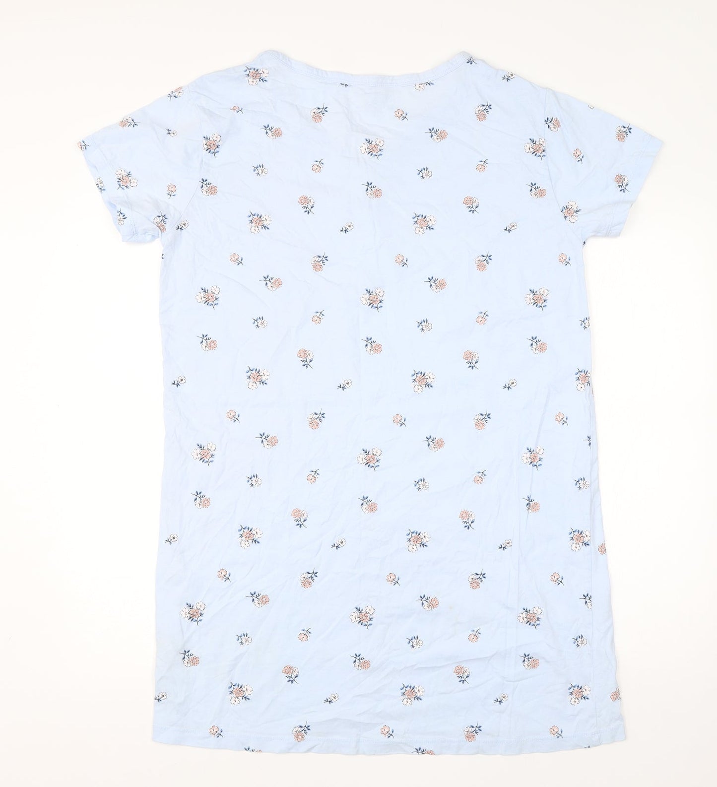 Primark Womens Blue Floral Cotton  Dress Size S