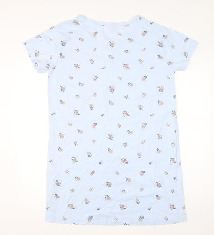 Primark Womens Blue Floral Cotton  Dress Size S