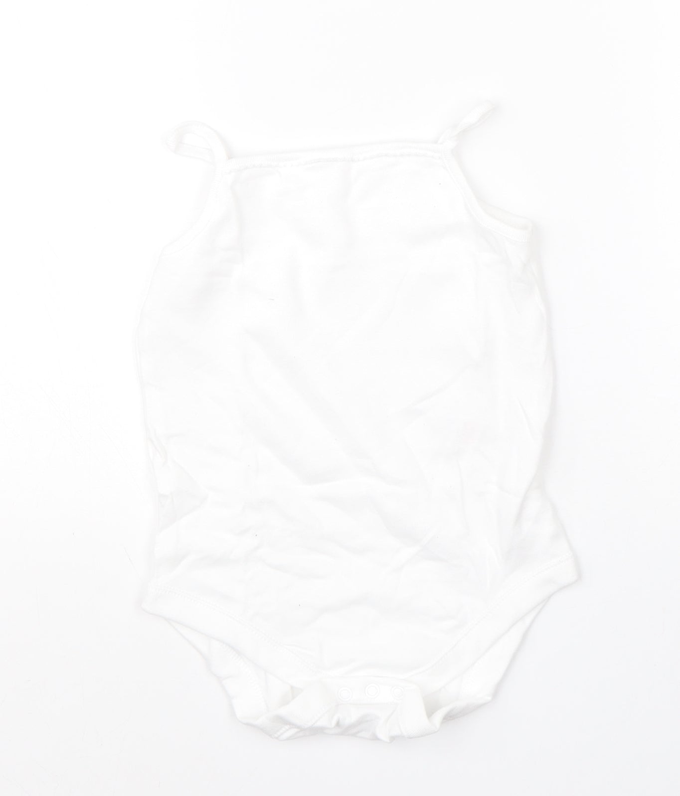 F&F Girls White  Cotton Romper One-Piece Size 2-3 Years