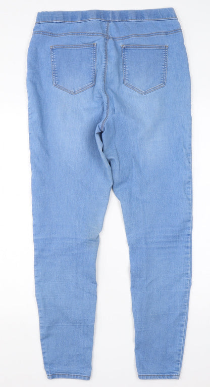 Womens UK Size 14 Papaya Regular Fit Jegging Blue Jeans