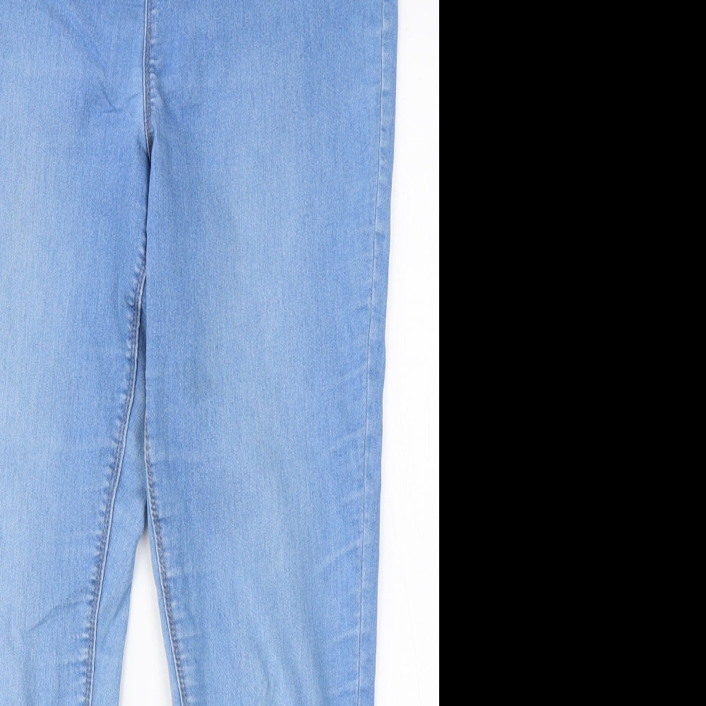 Womens UK Size 14 Papaya Regular Fit Jegging Blue Jeans