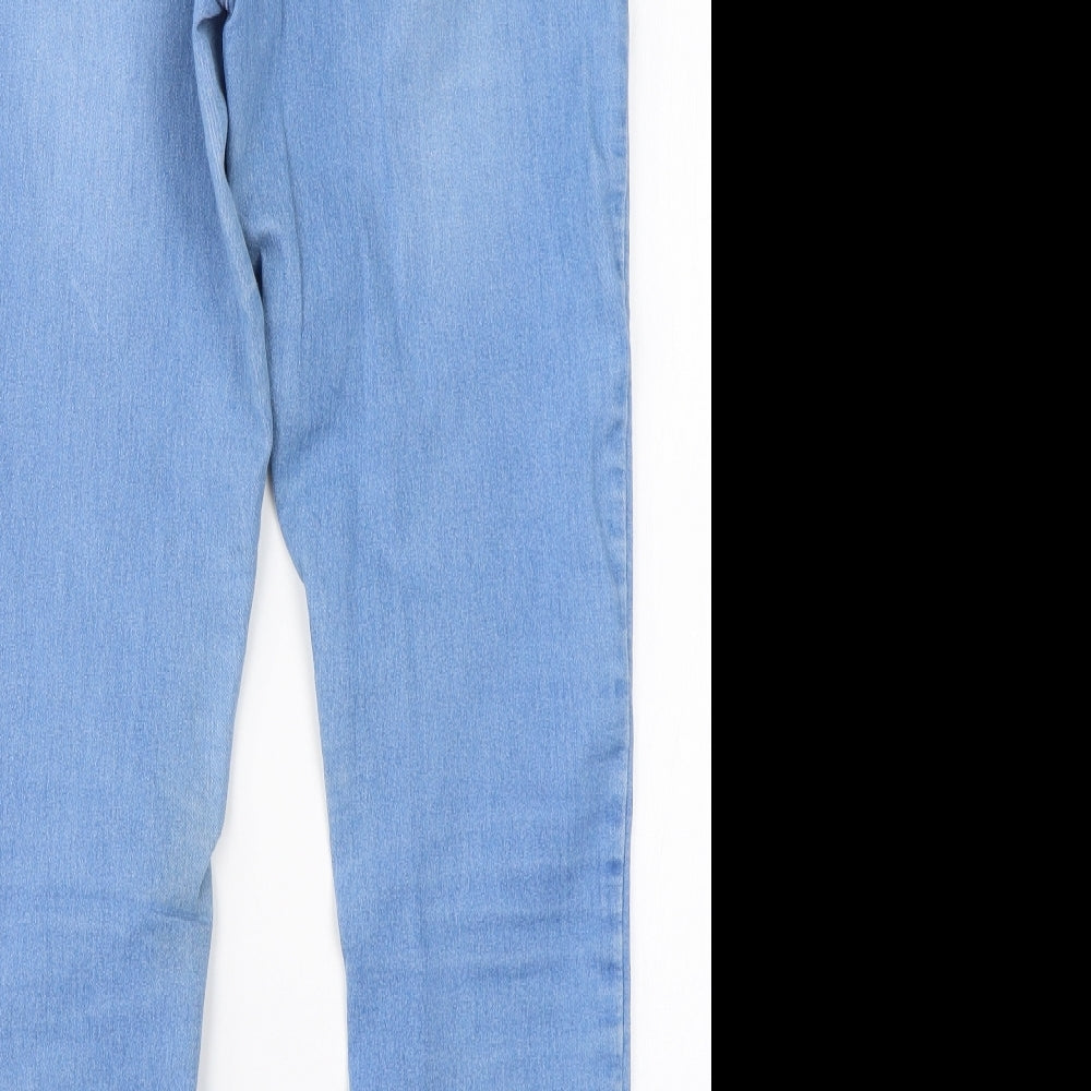 Womens UK Size 14 Papaya Regular Fit Jegging Blue Jeans