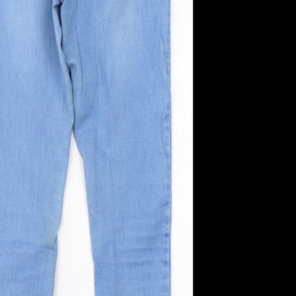 Womens UK Size 14 Papaya Regular Fit Jegging Blue Jeans