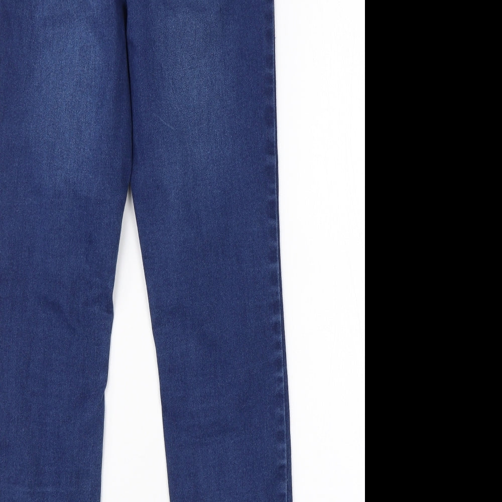 / Denim Womens Blue  Cotton Skinny Jeans Size 10 L24 in Regular