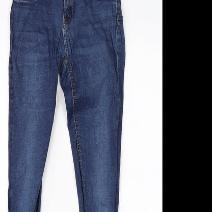 Denim Co Womens Blue  Cotton Skinny Jeans Size 8 L26 in Regular