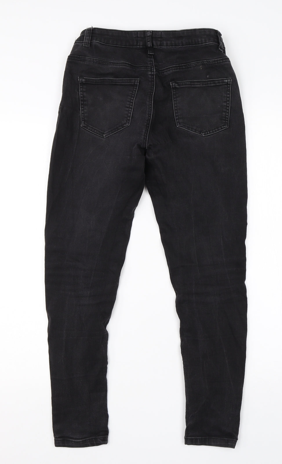 Golddigga Womens Black  Cotton Skinny Jeans Size 10 L24 in Regular