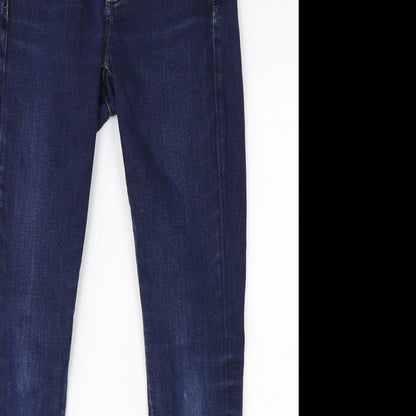 Gap Womens Blue  Cotton Skinny Jeans Size 26 in L28 in Regular
