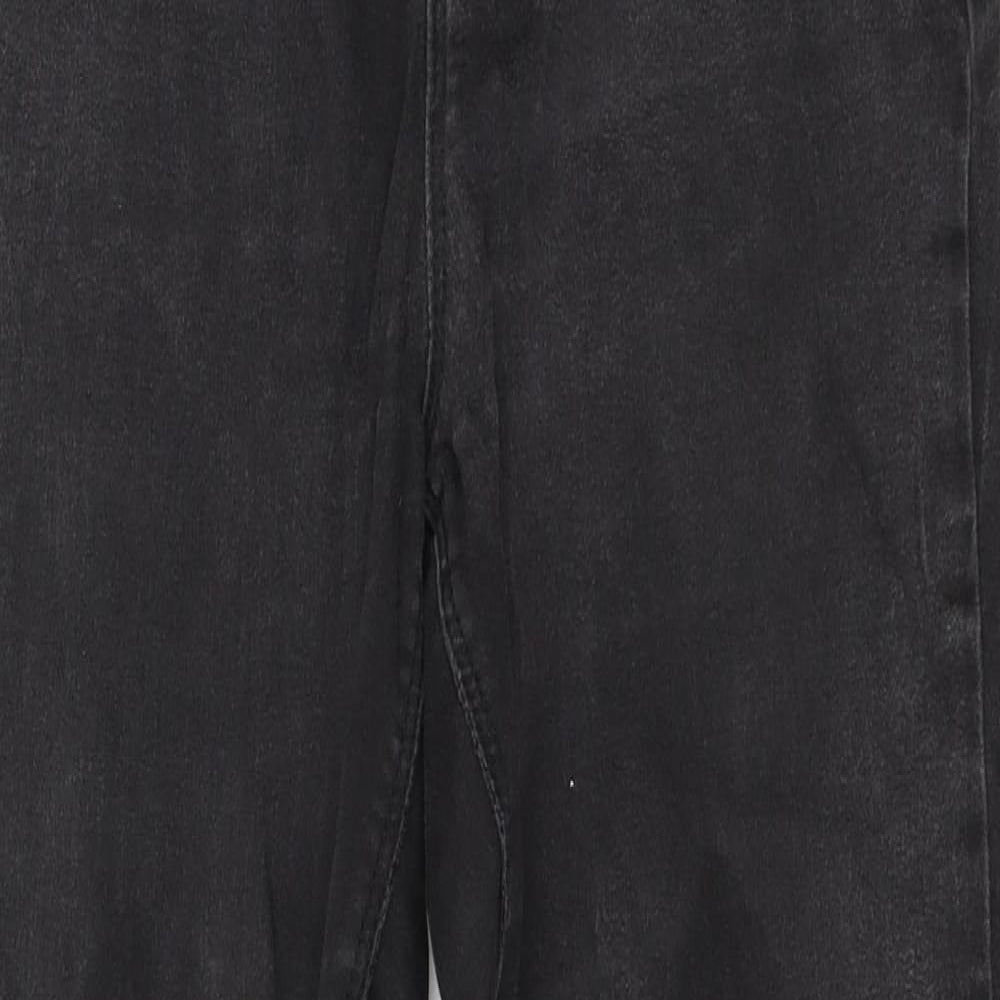 George Womens Black  Cotton Jegging Jeans Size 12 L25 in Regular