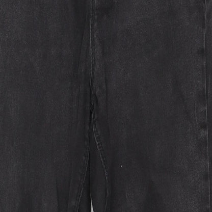 George Womens Black  Cotton Jegging Jeans Size 12 L25 in Regular