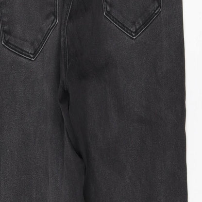 George Womens Black  Cotton Jegging Jeans Size 12 L25 in Regular