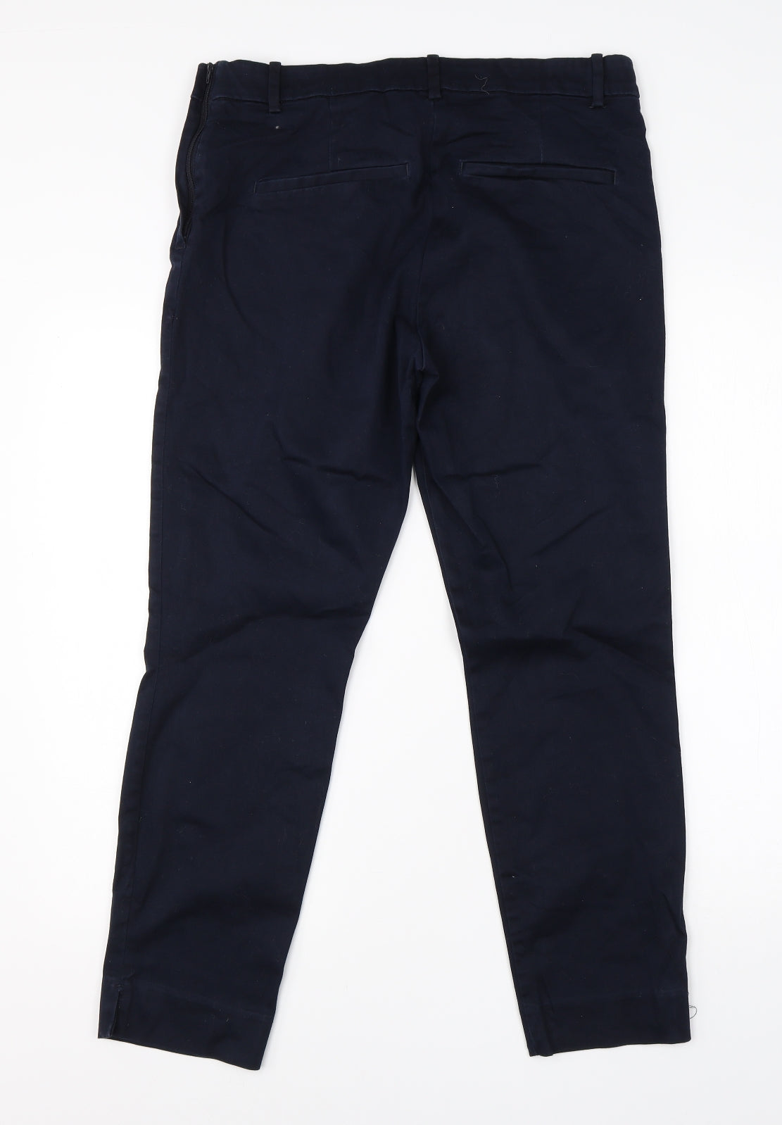 Womens UK Size 16 H&M Regular Fit Dress Pants Blue Trousers