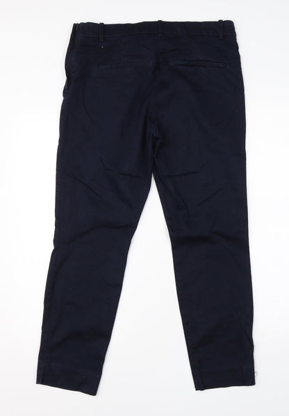 Womens UK Size 16 H&M Regular Fit Dress Pants Blue Trousers