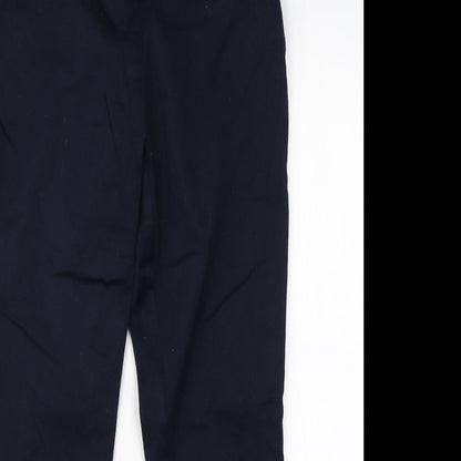 Womens UK Size 16 H&M Regular Fit Dress Pants Blue Trousers