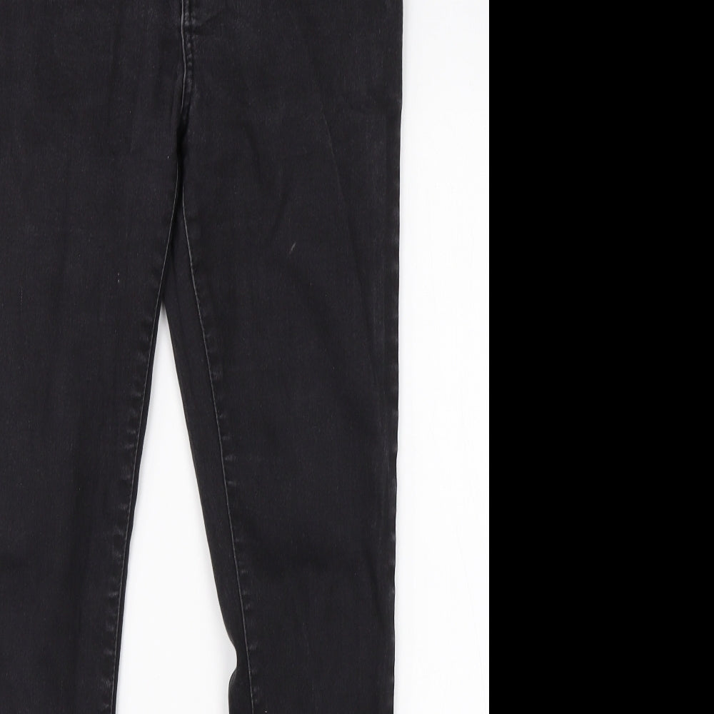 Denim Co Womens Black  Cotton Skinny Jeans Size 16 L26 in Regular