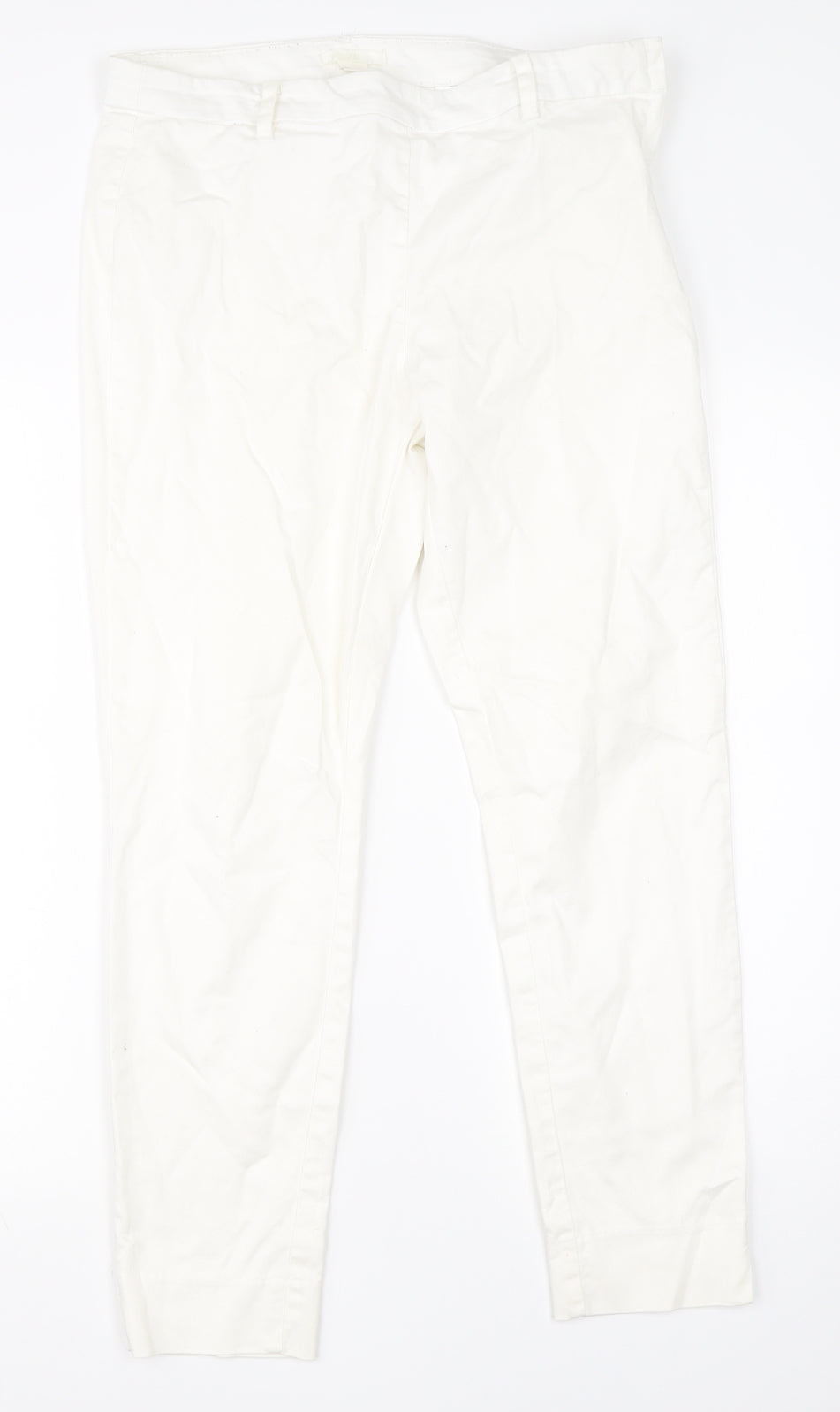 Womens UK Size 12 H&M Regular Fit Jegging White Jeans