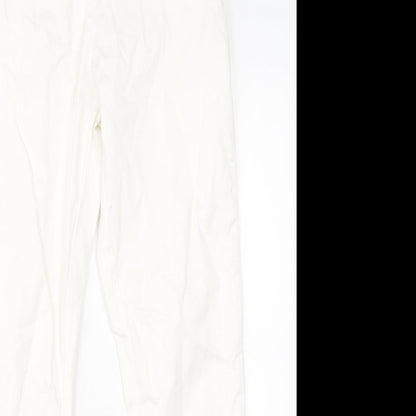 Womens UK Size 12 H&M Regular Fit Jegging White Jeans