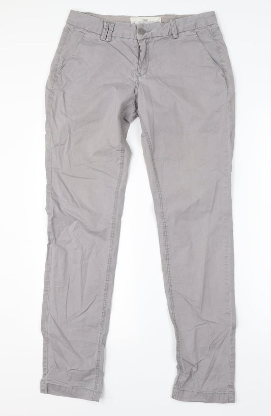 Womens UK Size 10 H&M Regular Fit Dress Pants Ivory Trousers
