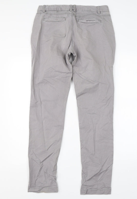 Womens UK Size 10 H&M Regular Fit Dress Pants Ivory Trousers