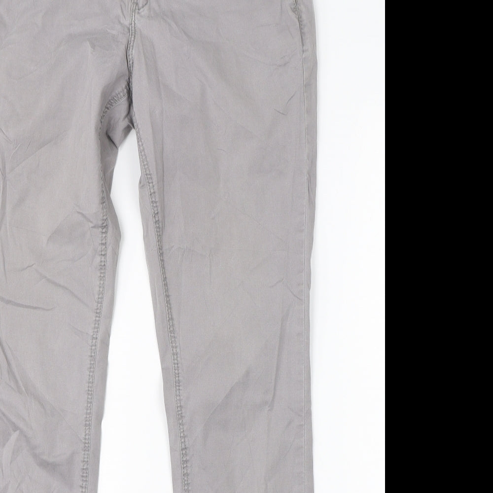 Womens UK Size 10 H&M Regular Fit Dress Pants Ivory Trousers