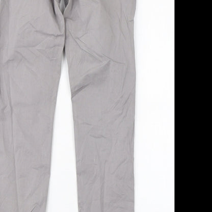Womens UK Size 10 H&M Regular Fit Dress Pants Ivory Trousers