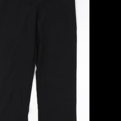 Womens UK Size 10 New Look Regular Fit Dress Pants Black Trousers