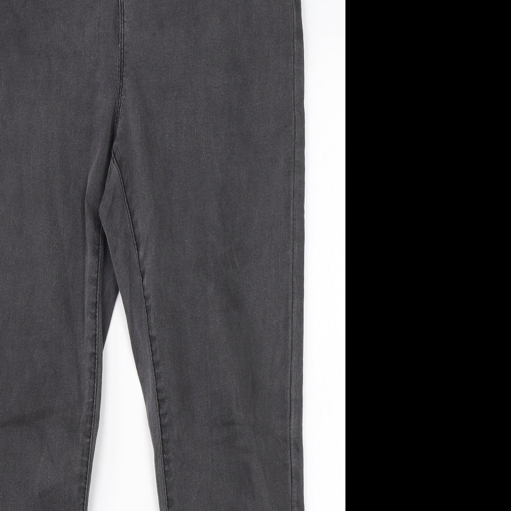 Womens UK Size 35 in Preworn Regular Fit Skinny Grey Jeans