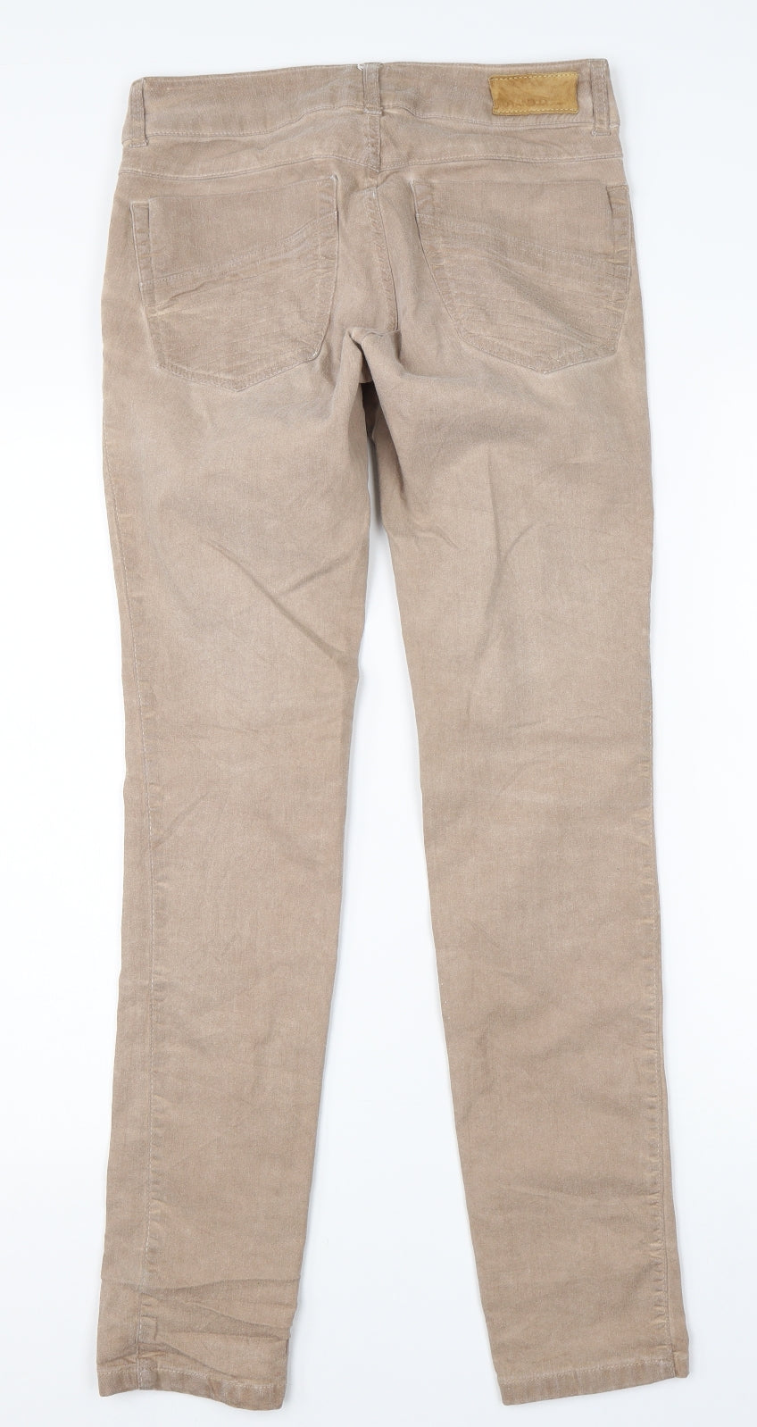 Dranella Womens Brown  Cotton Straight Jeans Size 36 L30 in Slim