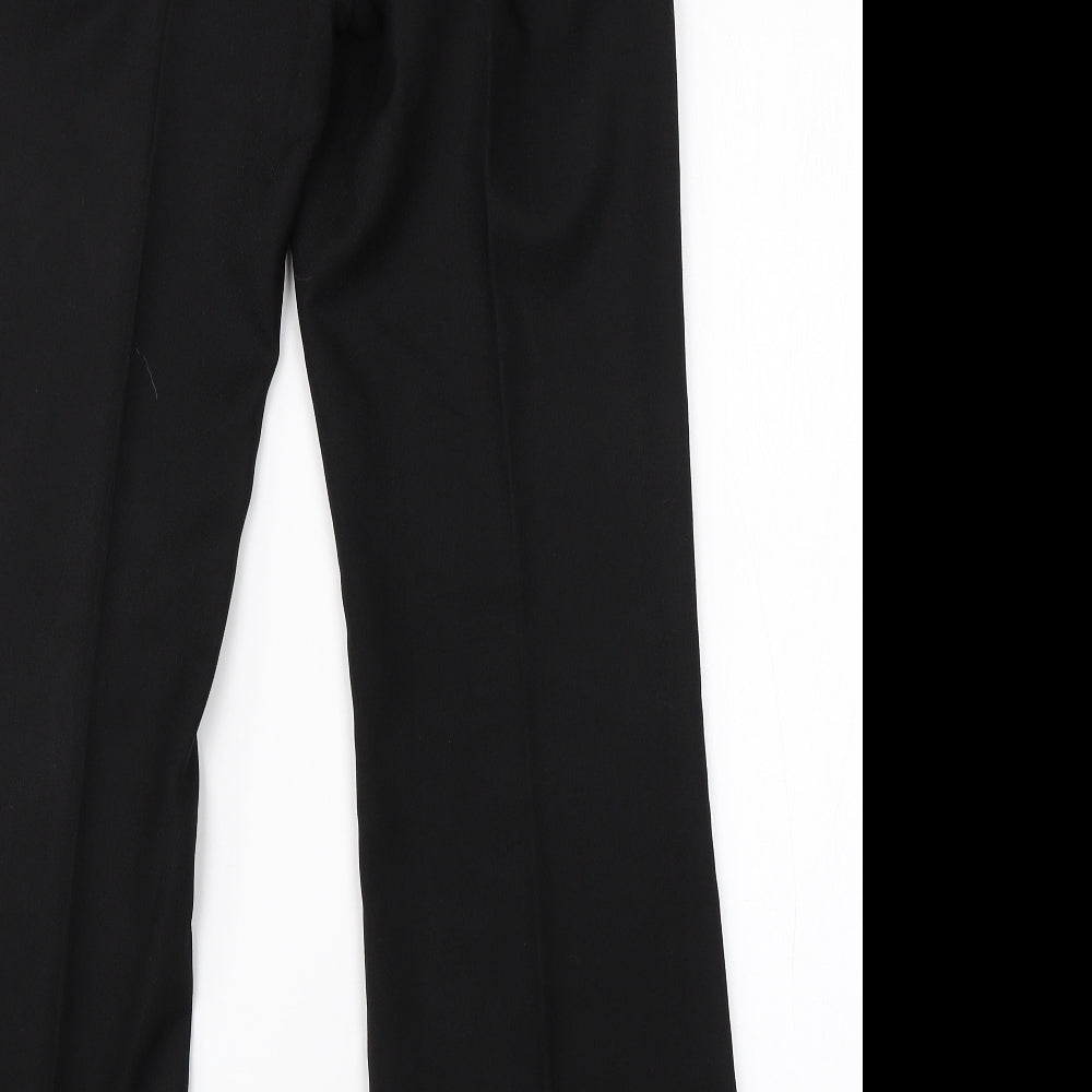 TU Womens Black  Viscose Dress Pants Trousers Size 12 L28 in Regular