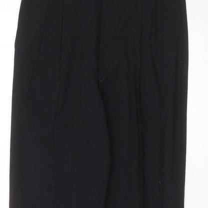 Burton Mens Black  Wool Trousers  Size 32 in L29 in Regular