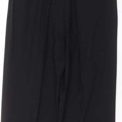 Burton Mens Black  Wool Trousers  Size 32 in L29 in Regular