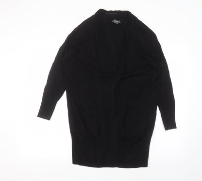 Primark Womens Black V-Neck  Viscose Cardigan Jumper Size XS
