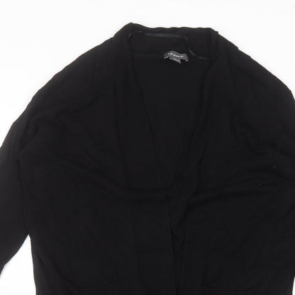 Primark Womens Black V-Neck  Viscose Cardigan Jumper Size XS