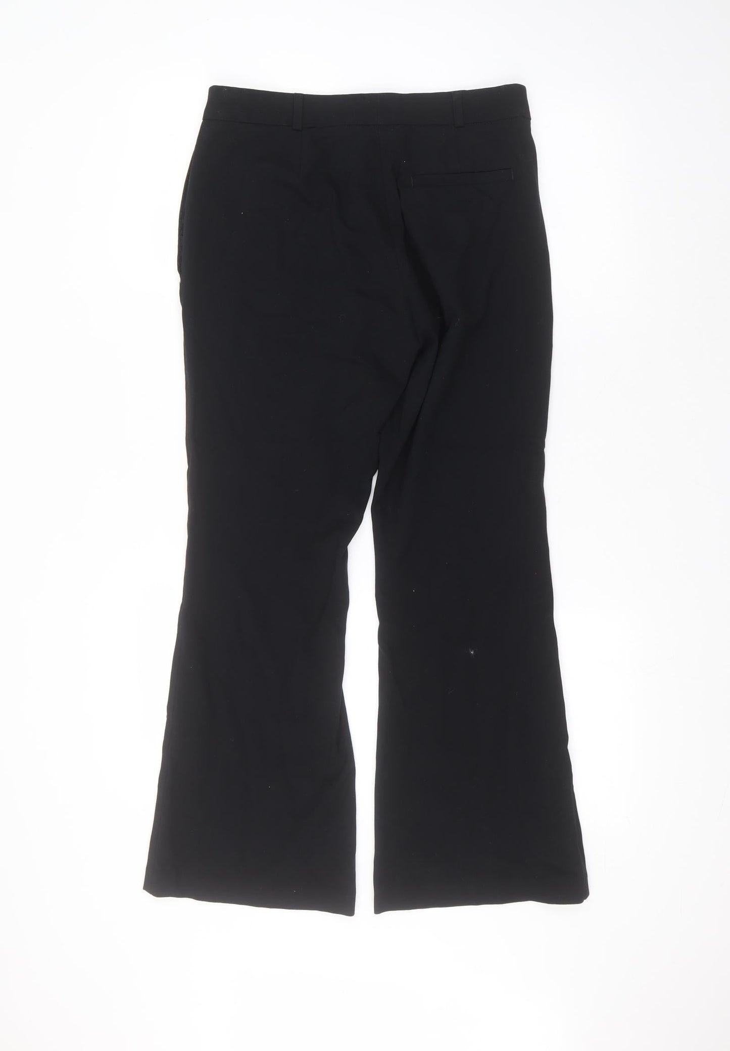 Womens UK Size 10 Marks and Spencer Regular Fit  Black Trousers