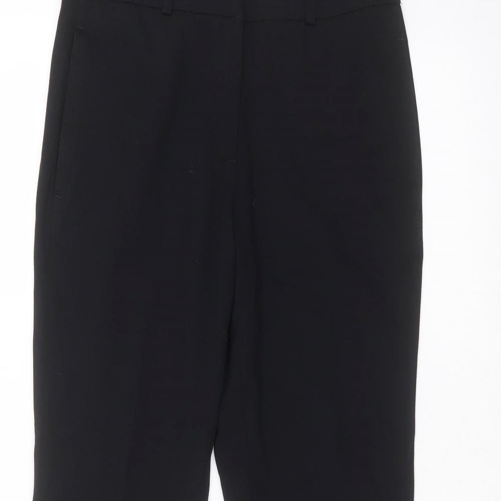 Womens UK Size 10 Marks and Spencer Regular Fit  Black Trousers