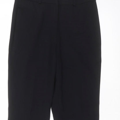 Womens UK Size 10 Marks and Spencer Regular Fit  Black Trousers