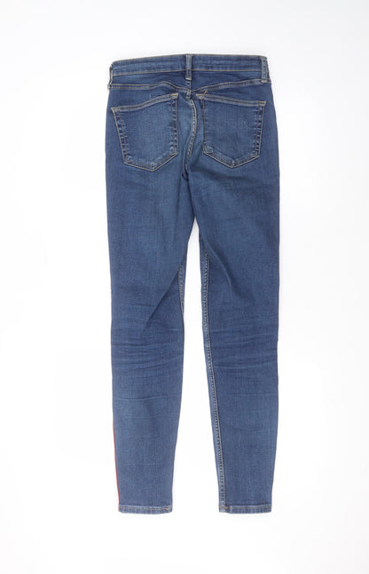 Mens UK Size 28 in Topshop Regular Fit Skinny Blue Jeans
