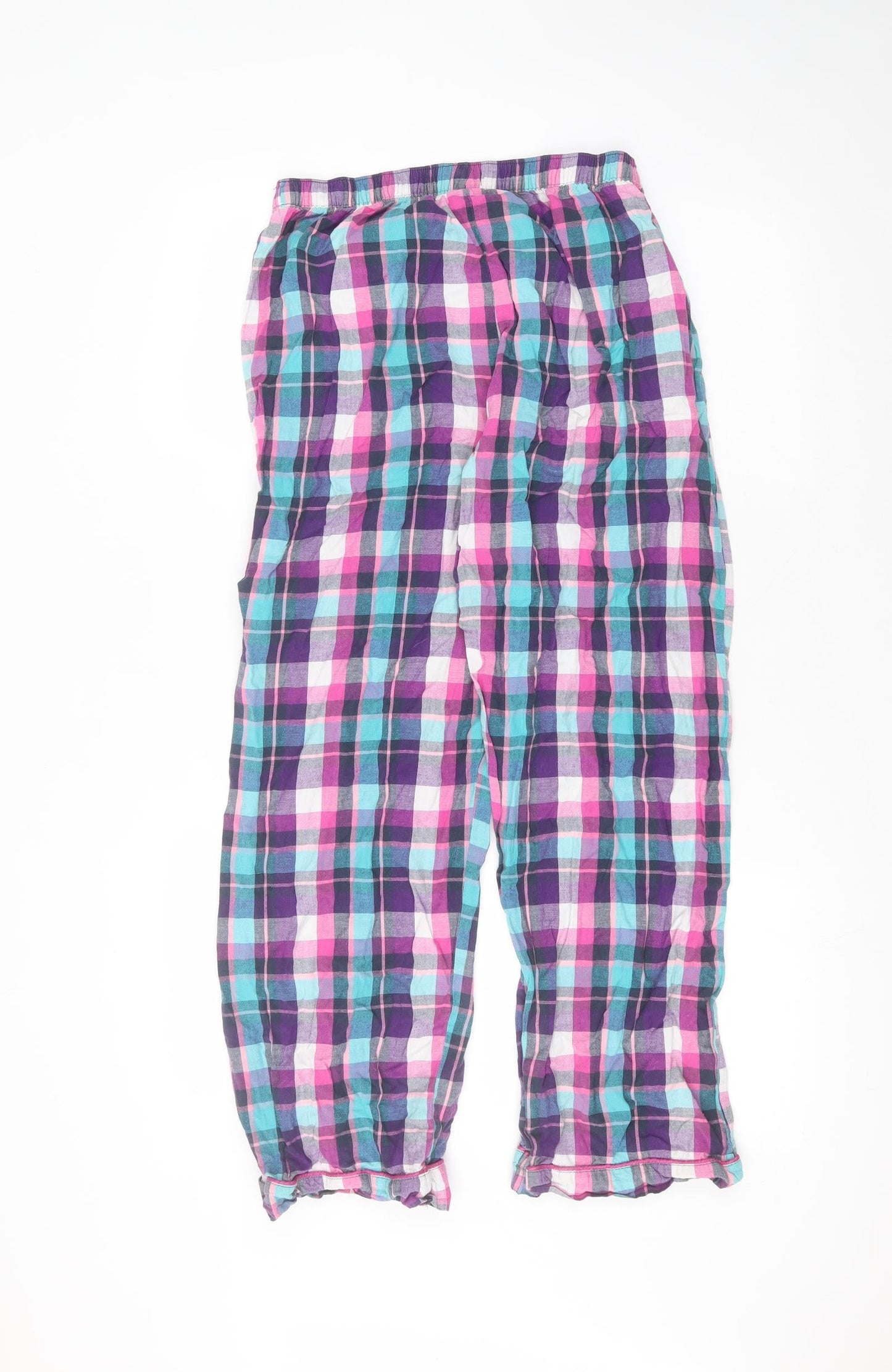 F&F Womens Pink  Cotton Trousers  Size M L26 in Regular