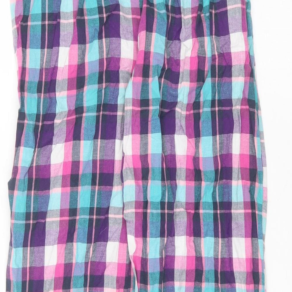 F&F Womens Pink  Cotton Trousers  Size M L26 in Regular