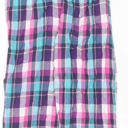 F&F Womens Pink  Cotton Trousers  Size M L26 in Regular