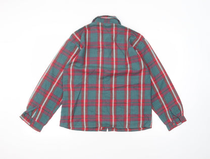 gamargue Womens Red  Polyester Basic Button-Up Size 12 Collared