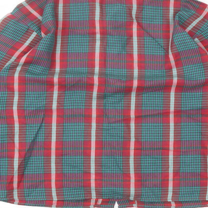 gamargue Womens Red  Polyester Basic Button-Up Size 12 Collared