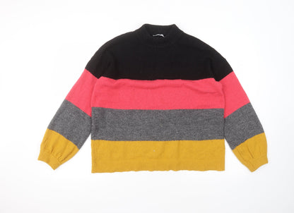 Womens UK Size S Matalan Multicoloured Pullover Jumper