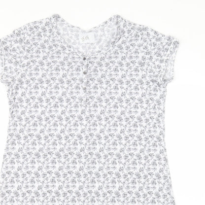 Matalan Womens Grey  Polyester A-Line  Size M  Round Neck