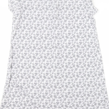 Matalan Womens Grey  Polyester A-Line  Size M  Round Neck